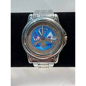 USA Department of the Army Watch Stainless Steel Need Battery
